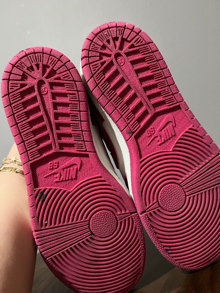 Pembe Nike Dunk Spor Ayakkabı - Görsel 5