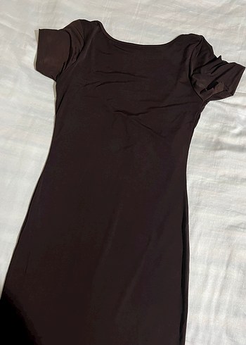 Kahverengi Kadın Uzun Elbise - Görsel 2