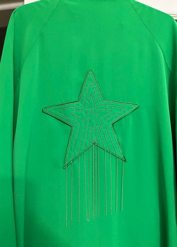 Yeşil Parlak Kadın Tesettür Tunik - Görsel 4