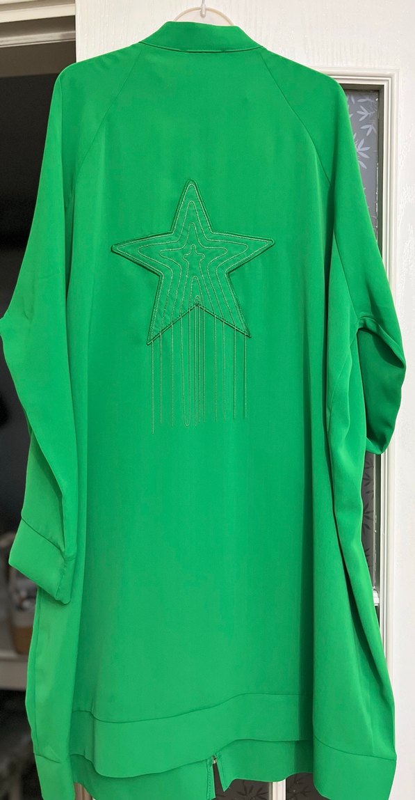 Yeşil Parlak Kadın Tesettür Tunik - Görsel 5