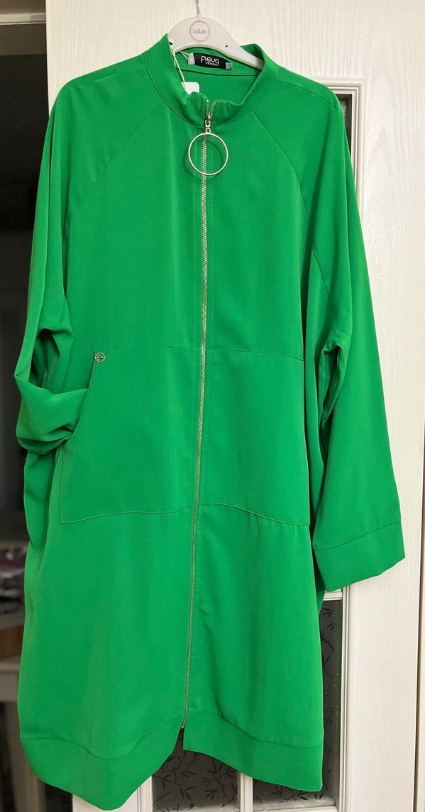 Yeşil Parlak Kadın Tesettür Tunik - Görsel 3