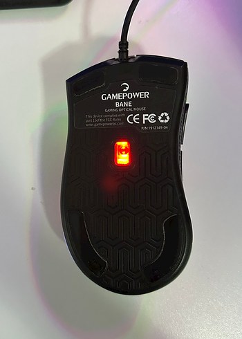 GAME POWER BANE OYUNCU MAUSE RGB - Görsel 2