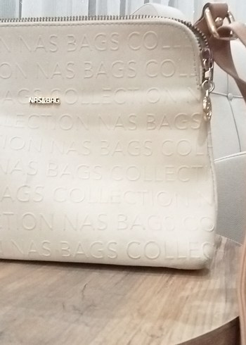 Beyaz Deri Minimalist Kadın Çanta - Görsel 3