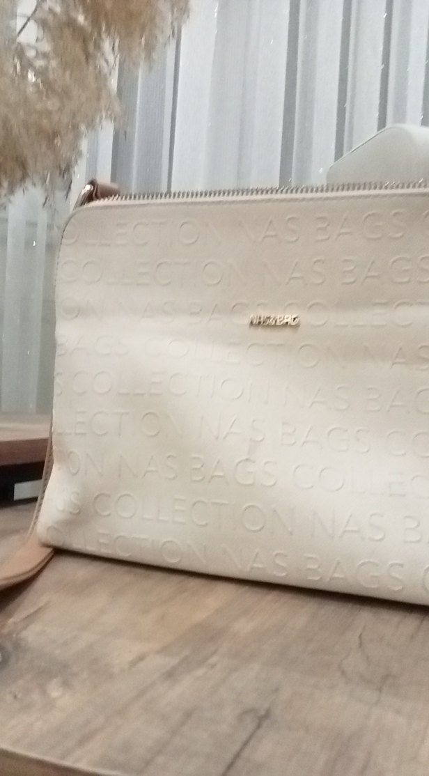 Beyaz Deri Minimalist Kadın Çanta - Görsel 2