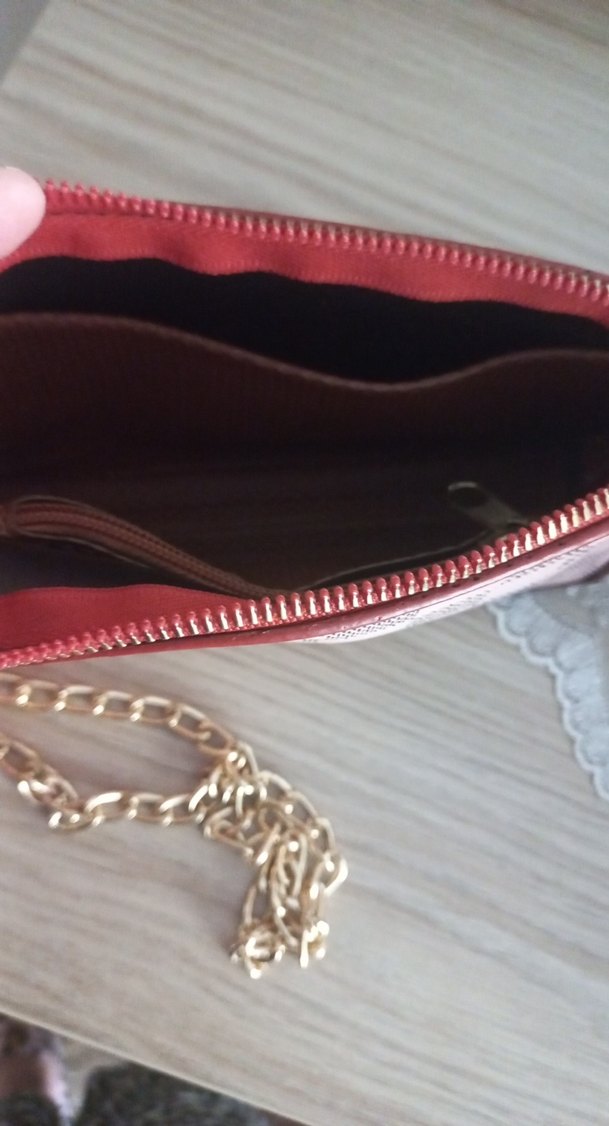 Pembe Ekose Desenli Fermuarlı Kadın Cüzdanı - Görsel 3