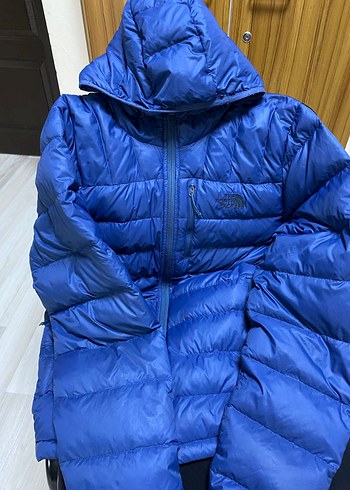 The North Face 550 fıll kapşonlu kaz tüyü mont M beden - Görsel 2