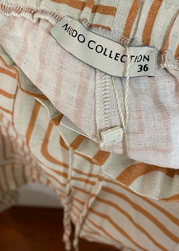 Bej Zebra Desenli Kısa Kadın Şort Takım - Görsel 4