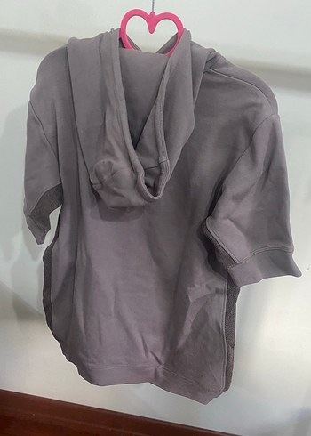 Bej Kadın Kısa Kollu Street Wear Tişört - Görsel 4