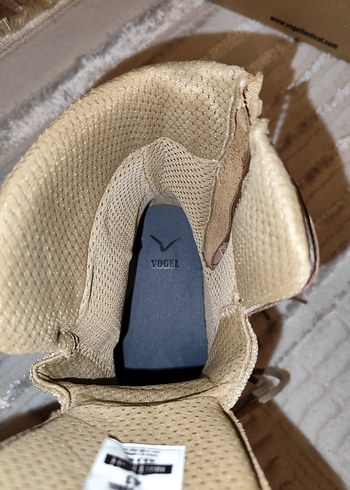 vogel çöl rengi fermuarlı bot - Görsel 4