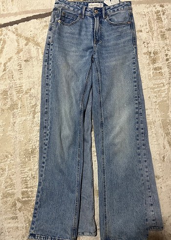 Stradivarius Acik Mavi Denim Jean