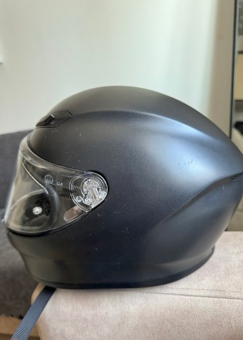 AGV K6 Siyah Mat Tam Kapalı Motosiklet Kaskı - Görsel 3
