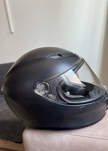 AGV K6 Siyah Mat Tam Kapalı Motosiklet Kaskı - Görsel 4