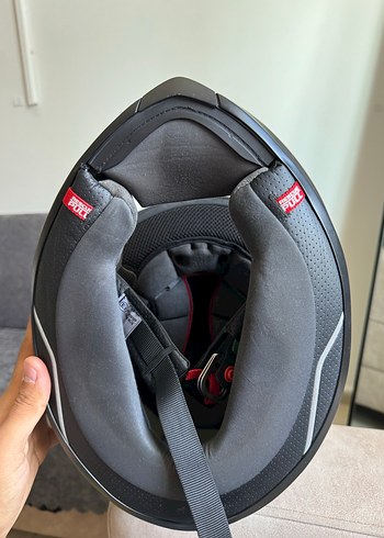 AGV K6 Siyah Mat Tam Kapalı Motosiklet Kaskı - Görsel 6