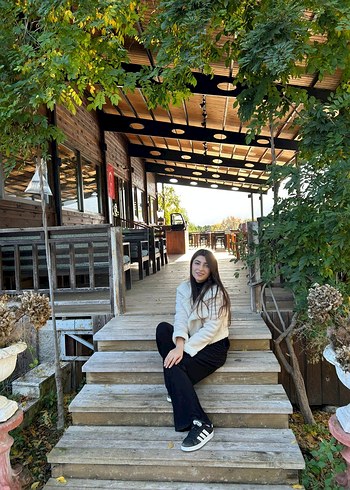 Bej Süet Mini Kürklü Ceket - Görsel 4