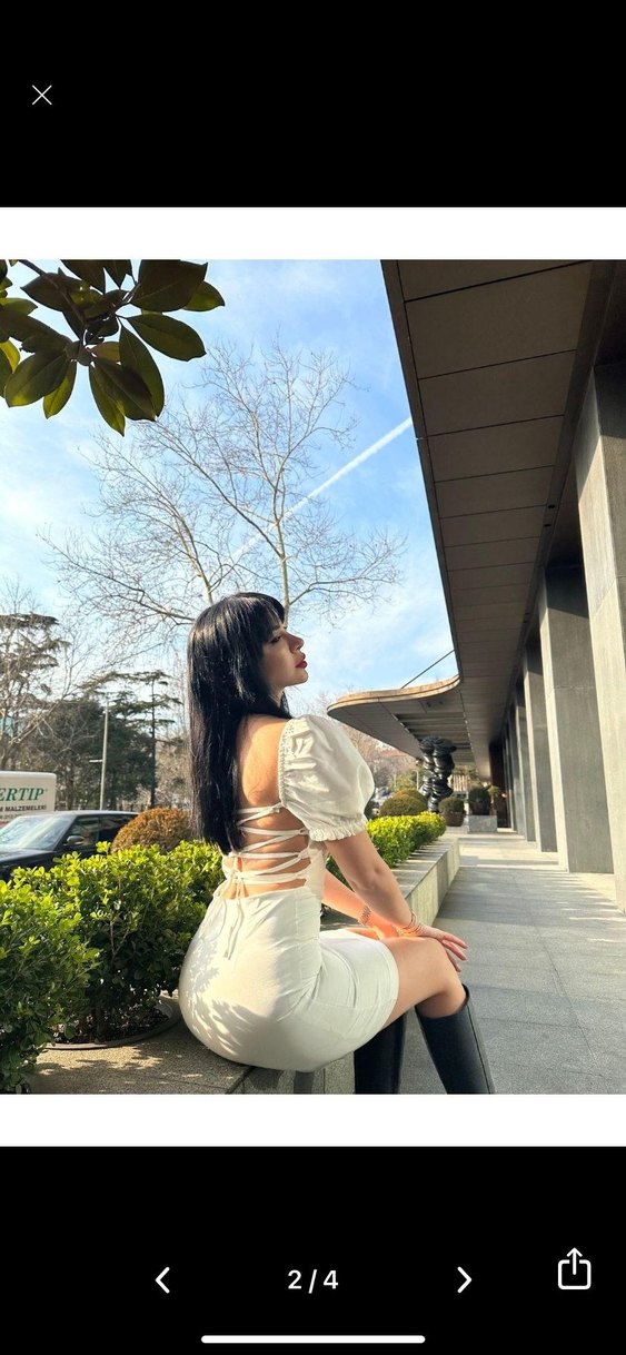 Beyaz Mini Straplez Kadın Elbise - Görsel 3