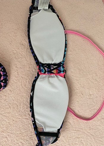 Bohem Çok Renkli Bağcıklı Bikini Takımı - Görsel 2