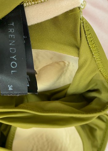 Tek Omuz Drapeli Yeşil Mayo - Görsel 4