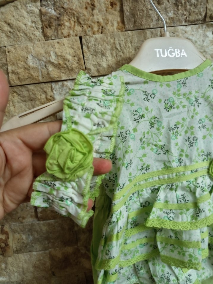 Yeşil Baskılı Üçlü Takım - Görsel 4