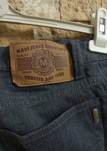 Gri Kemerli Erkek Denim Pantolon - Görsel 5