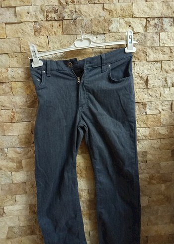 Gri Kemerli Erkek Denim Pantolon - Görsel 3