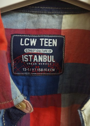 Renkli Düğmeli Erkek Gömlek - Görsel 3