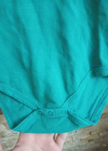 Turkuaz Bebek Uzun Kollu Balıkçı Yaka Body - Görsel 3