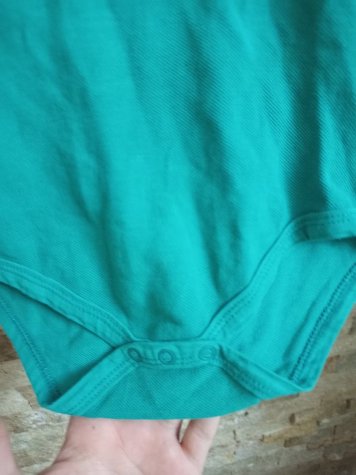 Turkuaz Bebek Uzun Kollu Balıkçı Yaka Body - Görsel 3