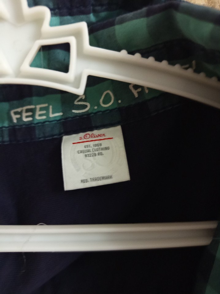 Erkek Çocuk Turkuaz Ekose Uzun Kollu Gömlek - Görsel 5