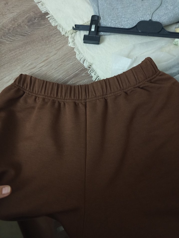 Kadın Kahverengi Rahat Kesim Sweatpant - Görsel 3