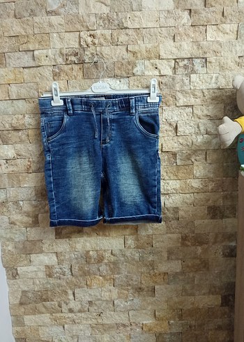 Erkek Kot Şort Fıt Kesim Tokalı - Görsel 3