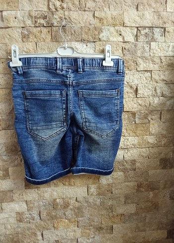 Erkek Kot Şort Fıt Kesim Tokalı - Görsel 4