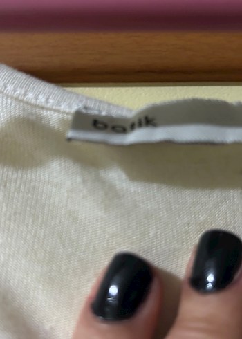 Beyaz Kısa Kollu Bluz - Görsel 3