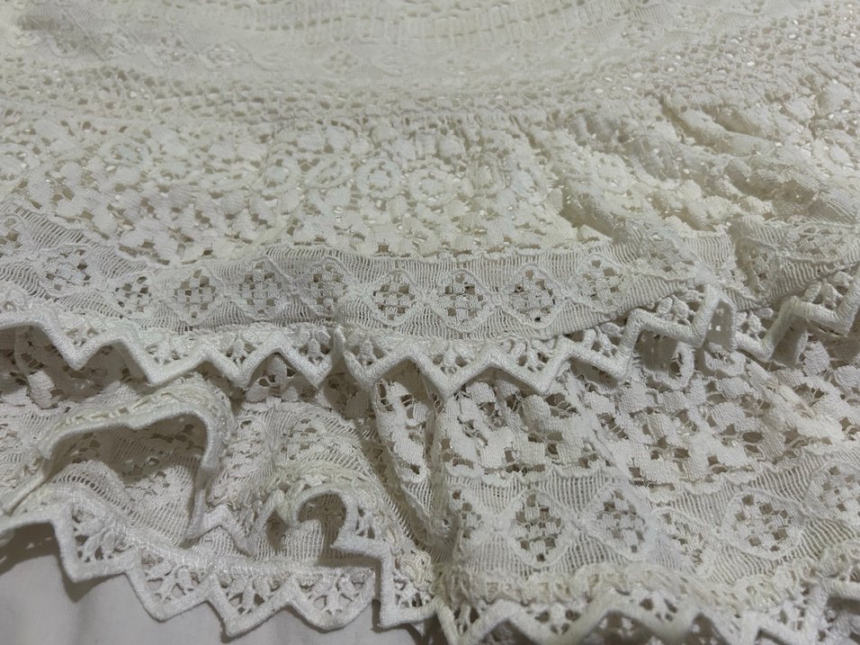 Dantel Detaylı Bohem Mini Etek - Görsel 2