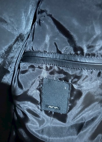 Siyah Erkek Deri Biker Ceket - Görsel 3