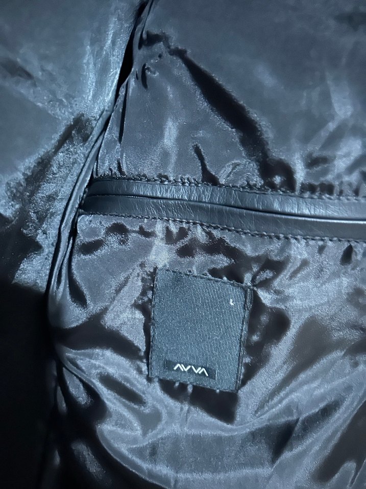 Siyah Erkek Deri Biker Ceket - Görsel 3