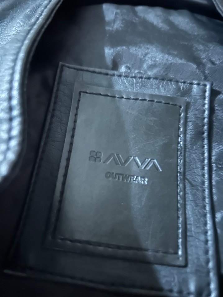 Siyah Erkek Deri Biker Ceket - Görsel 2