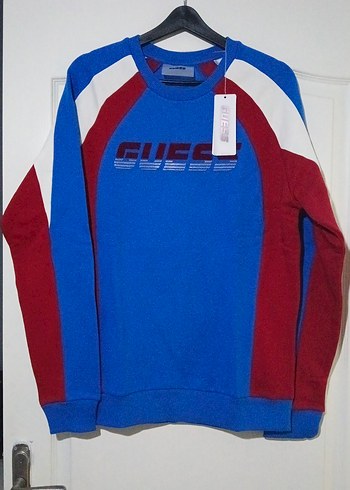 Guess Renk Bloklu Spor Sweatshirt