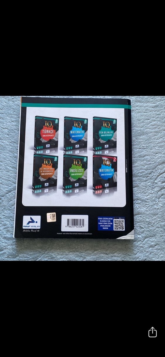 8. Sınıf IQ Türkçe Soru Kütüphanesi - Görsel 2