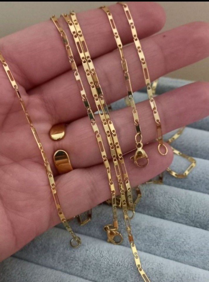 çelik aynalı model 60 cm kararmaz kolye - Görsel 2