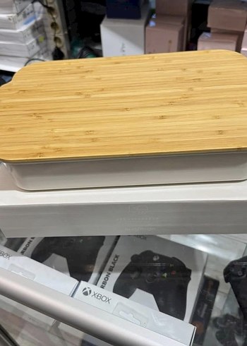 8 parça bambu sunum ve kesim tablalı kahvaltılık - Görsel 2