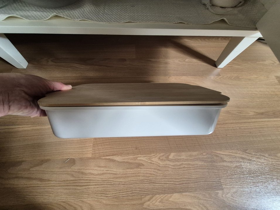 8 parça bambu sunum ve kesim tablalı kahvaltılık - Görsel 5