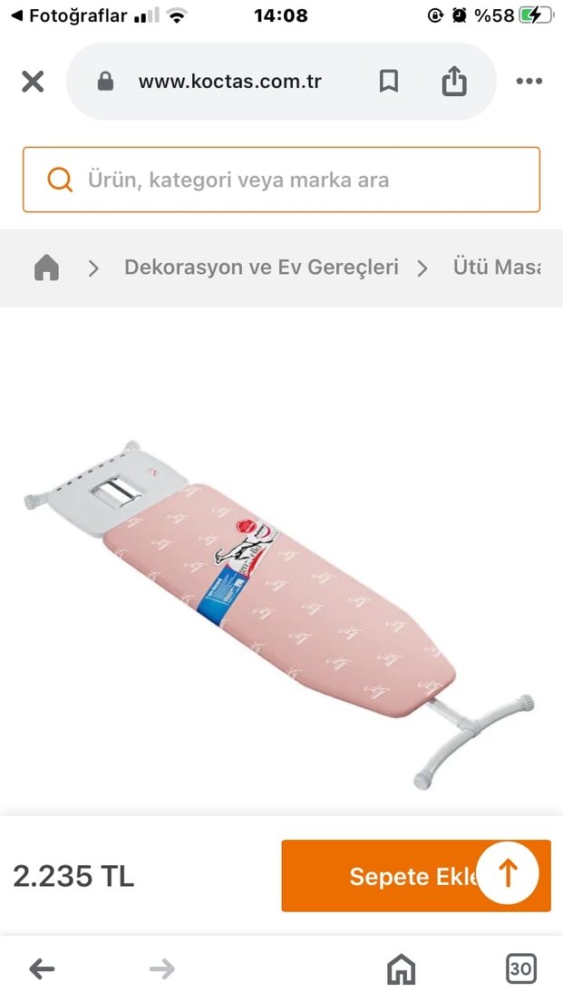 Gazella ütü masası - Görsel 5