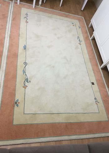 Bej Düz Desenli Klasik Halı - Görsel 2