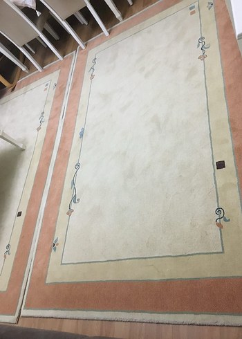 Bej Düz Desenli Klasik Halı - Görsel 3