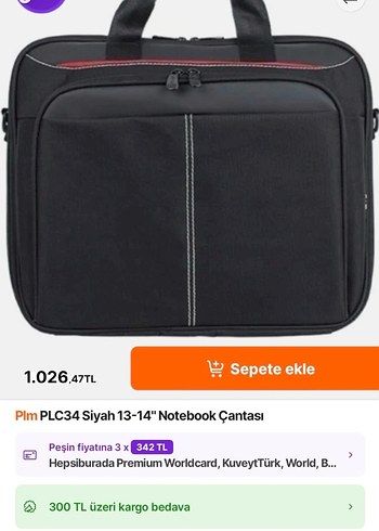 PLM suncase 13"-15.6" Siyah Notebook çantası - Görsel 2