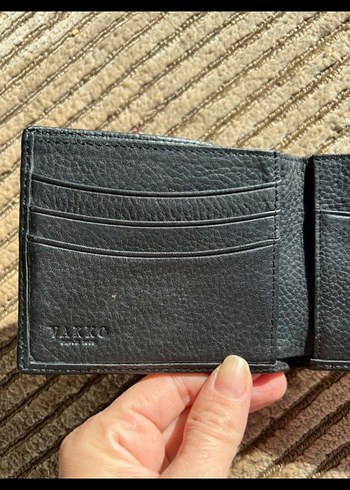 Siyah Yılan Derisi Desenli Erkek Cüzdan - Görsel 3