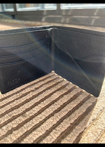 Siyah Yılan Derisi Desenli Erkek Cüzdan - Görsel 8