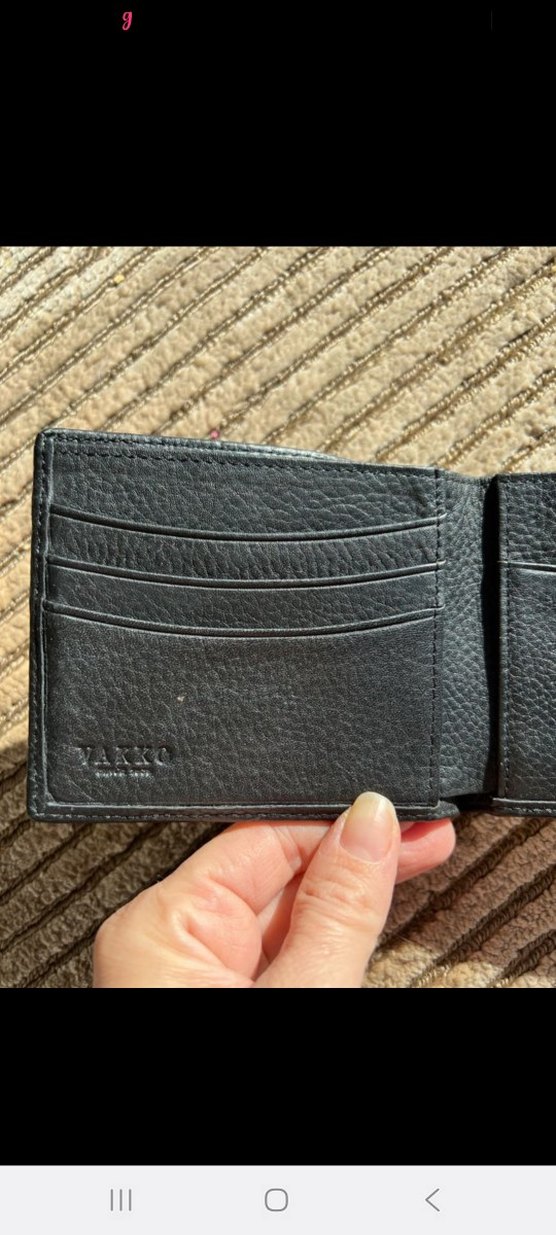 Siyah Yılan Derisi Desenli Erkek Cüzdan - Görsel 3