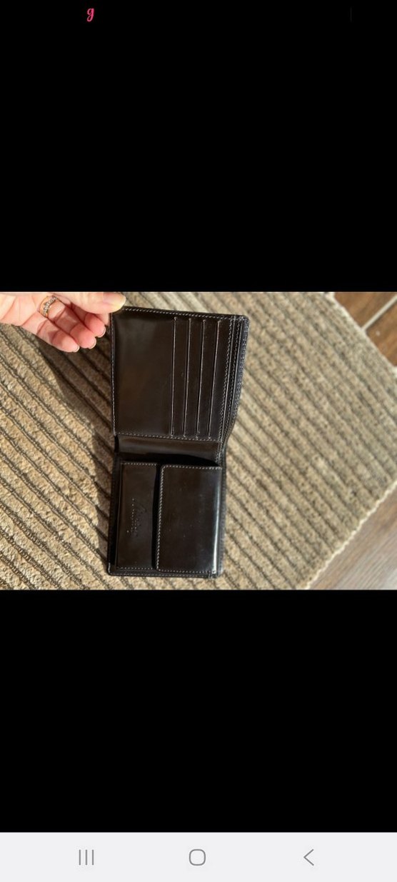 Siyah Yılan Derisi Desenli Erkek Cüzdan - Görsel 5
