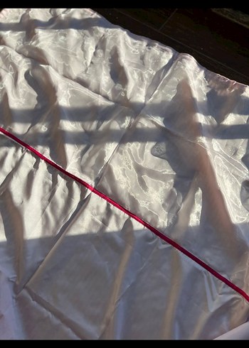 Lady Tül İşlemeli Pembe Perde 140x260 cm - Görsel 7